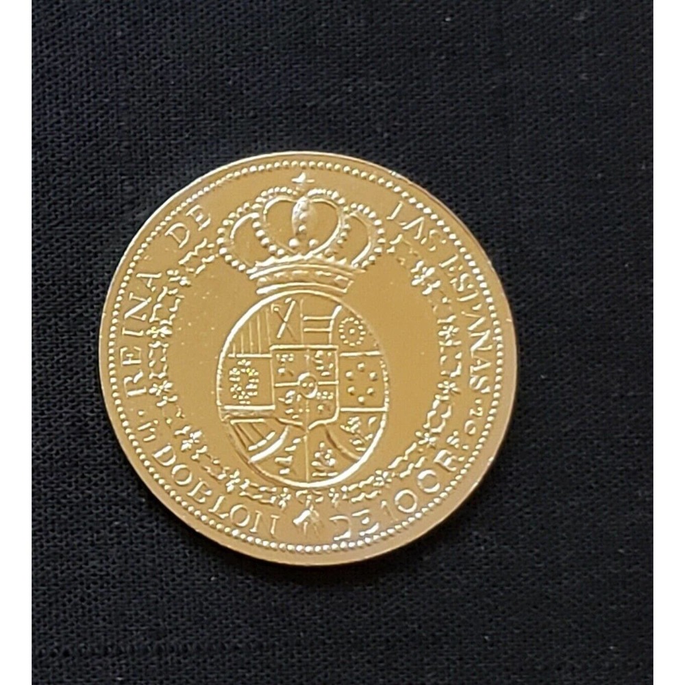 (1850)Queen IsabelII Souvenir Spanish Medal/Token